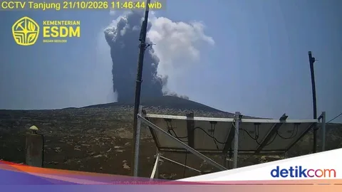 PVMBG Larang Pendekatan Radius 5 Kilometer dari Pusat Erupsi Anak Krakatau